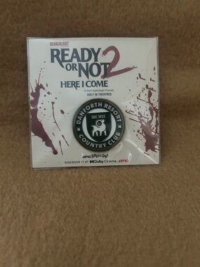 Ready or Not 2 Danforth Resort Country Club Enamel Pin - Movie Collectible
